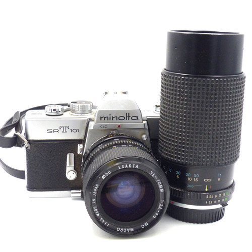 Minolta srt 101 exakta - minolta, +