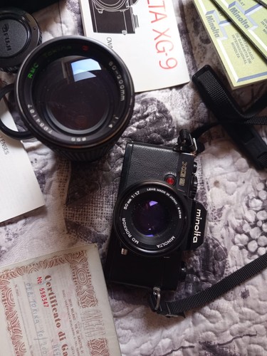 Minolta vintage - minolta, xg-9