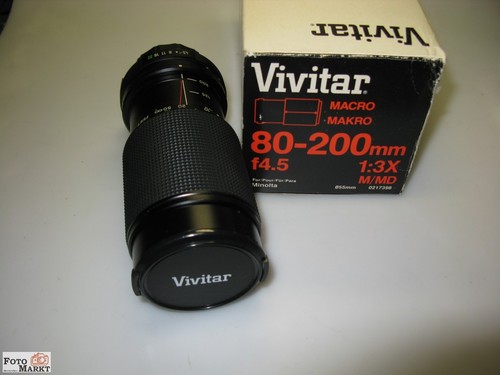 Vivitar zoom objektiv minolta - zoom-objektiv,